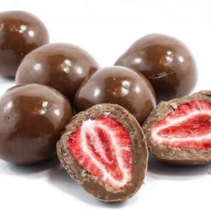 Milk Chocolate Freeze-Dried Strawberries