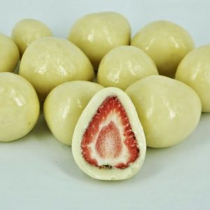 White Chocolate Freeze-Dried Strawberries